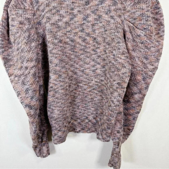 Unbranded Crewneck  Puff Sleeve Space Dye Sweater - Picture 15 of 16